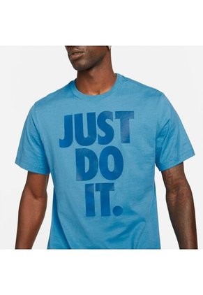 Camiseta Hombre Nike Tee Icon Just Do It - Azul Petroleo