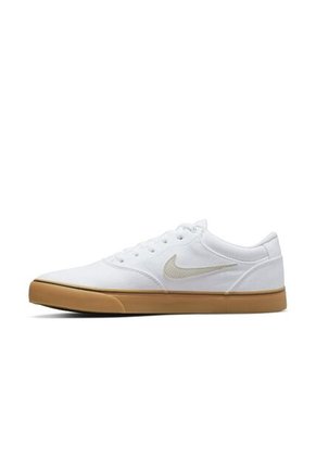 Tenis Nike Sb Chron 2 Canvas-Blanco/Café