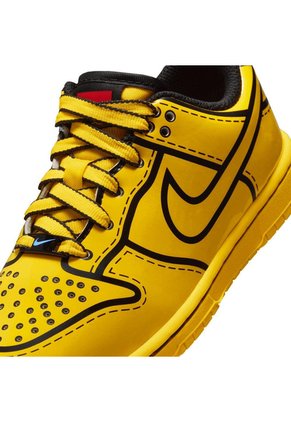 Tenis Niños Nike Dunk Low X Lego Collection Amarillo