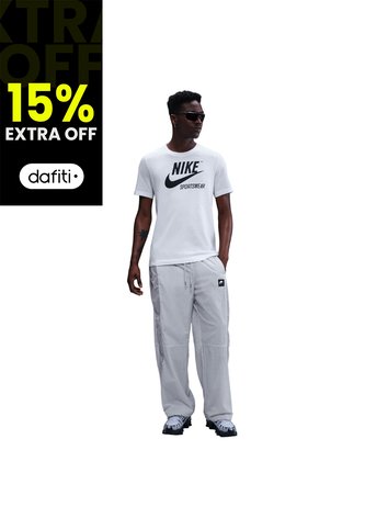 Camiseta Nike M Nsw Tee Crew Archive Fs Hombre-Blanco Nike