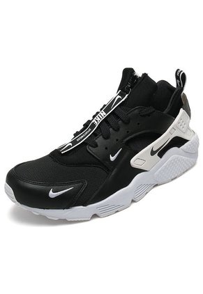 Tenis Negro-Blanco Nike Air Huarache Run Prm Zip