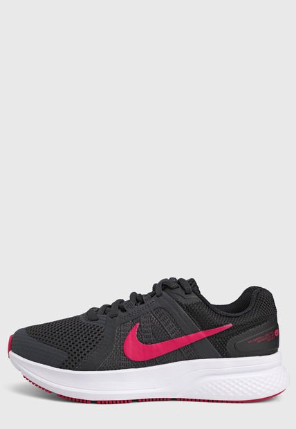 tenis nike negro con fucsia