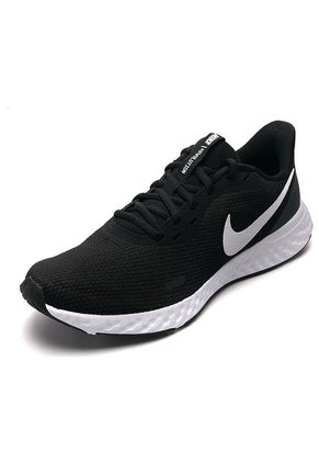 Tenis Running Negros-Blanco Nike Revolution 5