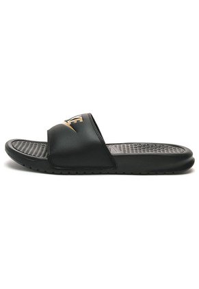 Playera Negro-Dorado Nike Benassi Jdi