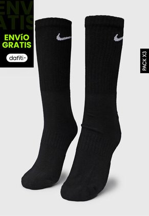 Medias X3 NIKE Everyday Cushioned Negro