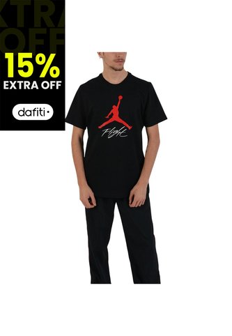 Camiseta Nike Jumpman Flight Hbr Tee Hombre-Negro Nike