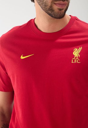 Camiseta Rojo-Amarillo Nike Liverpool FC Essential