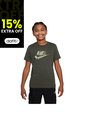 Camiseta Nike K Nsw Tee Club Ssnl Camo Niño-Verde de Nike