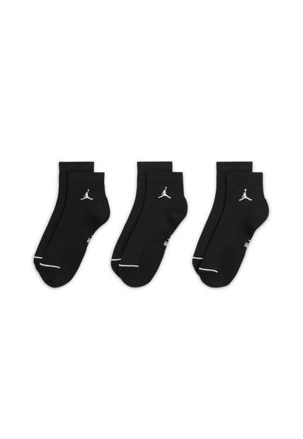 Medias Nike Jordan Everyday Cush Ankle 3Pr - Hombre-Negro