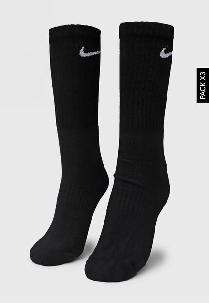 Medias X3 NIKE Everyday Cushioned Negro