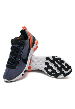 Tenis Running Azul-Naranja Nike React Element 55 Se