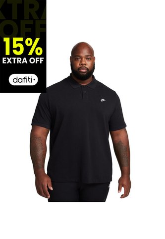 Camiseta Polo Pique Nike Short Sleeve-Negro Nike