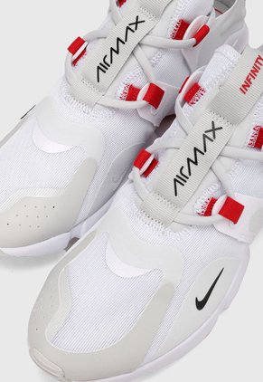 Tenis Lifestyle Blanco-Rojo-Negro Nike Air Max Infinity