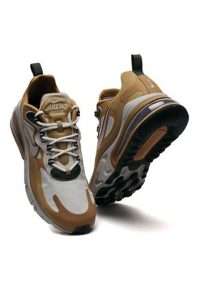 Tenis Lifestyle Blanco-Mostaza-Verde Nike Max 270 React