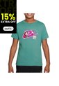 Camiseta Nike K Nsw Tee Boxy 1 Futura Niño-Verde de Nike