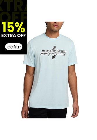 Camiseta Nike M Df Tee Rlgd Gfx-Celeste Nike
