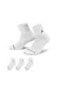 Medias Nike Jordan Everyday Cush Ankle 3Pr - Hombre-Blanco de Nike