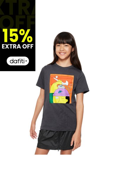 Camiseta Nike Sportswear Niño-Negro