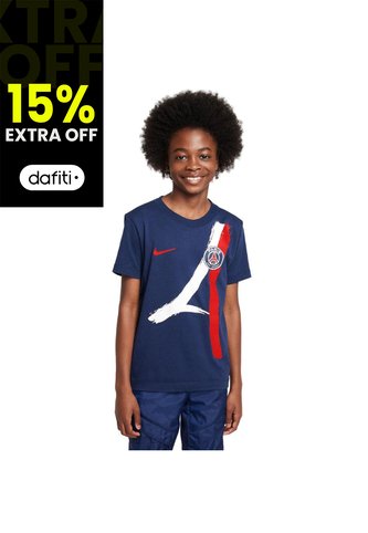 Camiseta Nike París Saint-Germain Visita Niño-Azul Nike