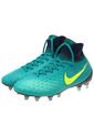 Guayo Verde Turquesa-Amarillo Nike Jr Magista Obra II Fg de Nike