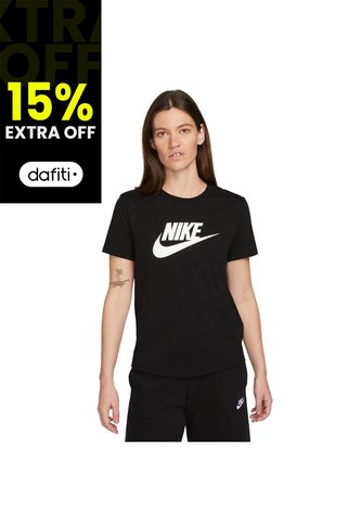 Camiseta Nike Sportswear Essentials Mujer-Negro Nike