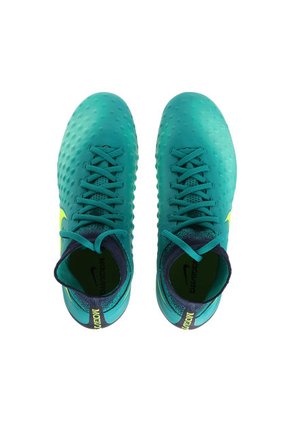 Guayo Verde Turquesa-Amarillo Nike Jr Magista Obra II Fg