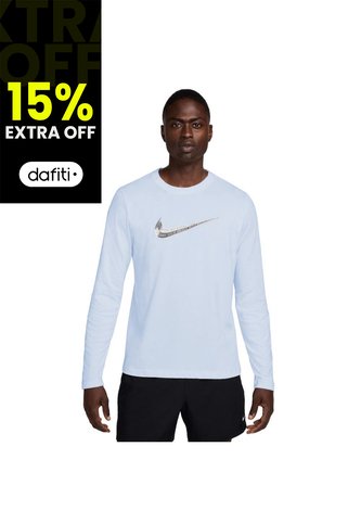 Camiseta Manga Larga Nike Club Hombre-Azul Claro Nike