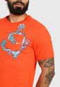 Camiseta Naranja-Verde Nike Exploration Series de Nike