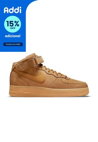Botas Tenis Nike Air Force 1 Mid 07 Wb Hombre-Café Nike