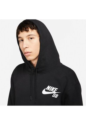 Buzo Hombre Nike Sb Icon Hoodie Po Essnl-Negro