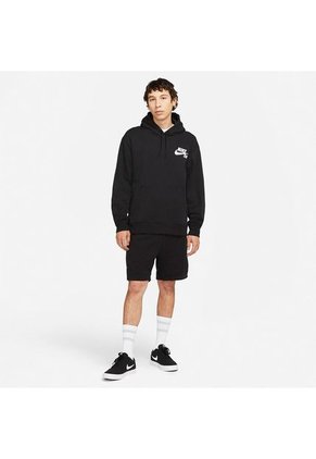 Buzo Hombre Nike Sb Icon Hoodie Po Essnl-Negro
