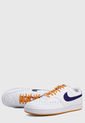 Tenis Lifestyle Blanco-Violeta-Naranja Nike Court Vision Low NBA de Nike