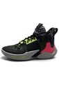Tenis Basketball Negro-Fucsia-Verde-Gris Nike Jordan Why Not Zero-2 de Nike