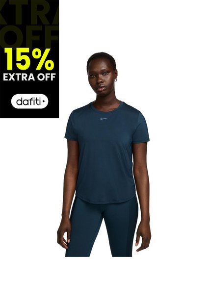Camiseta Nike Uno Clásico Mujer-Azul Navy