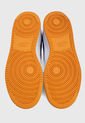 Tenis Lifestyle Blanco-Violeta-Naranja Nike Court Vision Low NBA de Nike