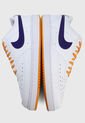 Tenis Lifestyle Blanco-Violeta-Naranja Nike Court Vision Low NBA de Nike