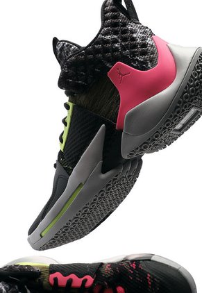 Tenis Basketball Negro-Fucsia-Verde-Gris Nike Jordan Why Not Zero-2