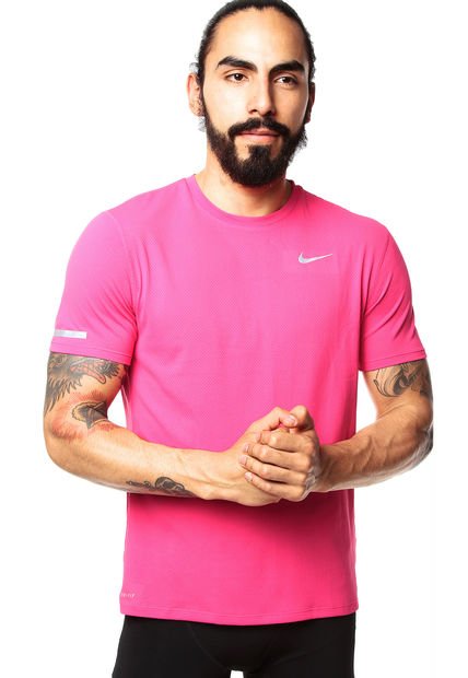 Camiseta Fucsia Nike Dri-Fit Contour Ss - Compra Ahora | Dafiti Colombia