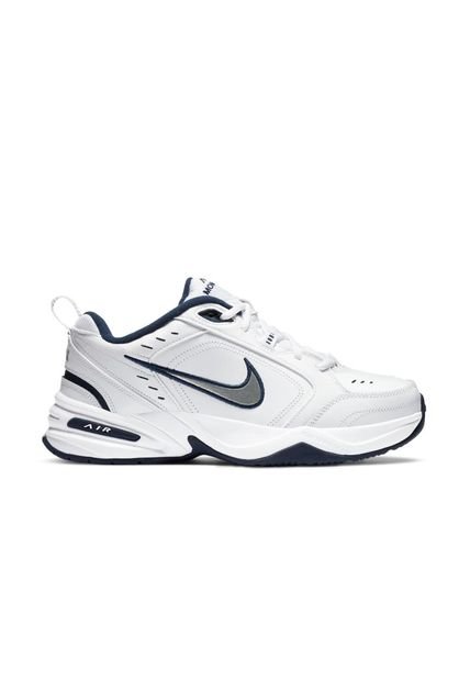 Tenis Nike Air Monarch Iv-Blanco/Azul