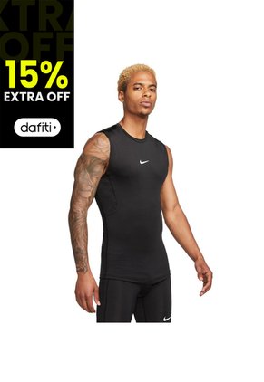 Camiseta Esqueleto Dri Fit Top Sl Tight Others-Negro