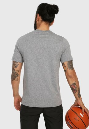 Camiseta Gris-Negro Nike Jordan Jumpman