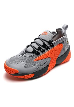 Tenis Lifestyle Gris-Naranja Nike Zoom 2k