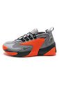 Tenis Lifestyle Gris-Naranja Nike Zoom 2k de Nike