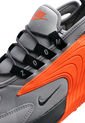 Tenis Lifestyle Gris-Naranja Nike Zoom 2k de Nike