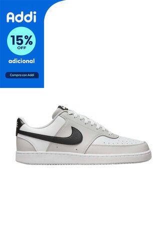 Tenis Nike  Court Vision Lo Na Hombre-Blanco/Gris Nike