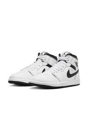 Tenis Nike Air Jordan 1 Mid-Blanco