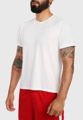 Camiseta Blanco Nike Miler Top Ss