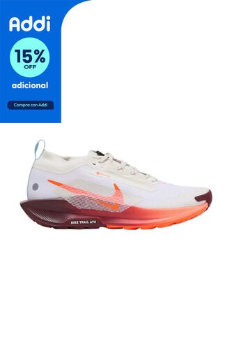 Tenis Nike Reactx Pegasus Trail 5 Gtx Hombre-Blanco/Naranja Nike