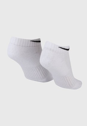 Medias X6 Blanco-Negro Nike Low Cut Dri-fit Socks