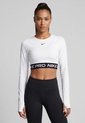Camiseta Manga Larga Training NIKE Pro Blanco de Nike